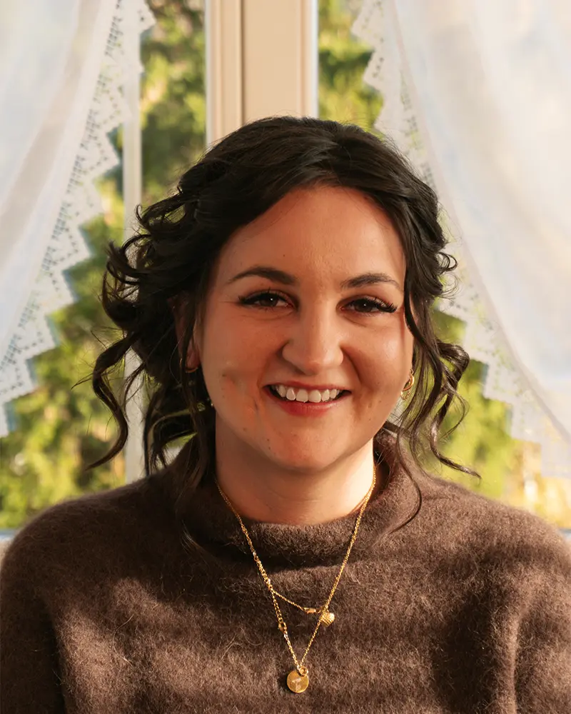 Gastgeberin Franzi im Hotel Roduna