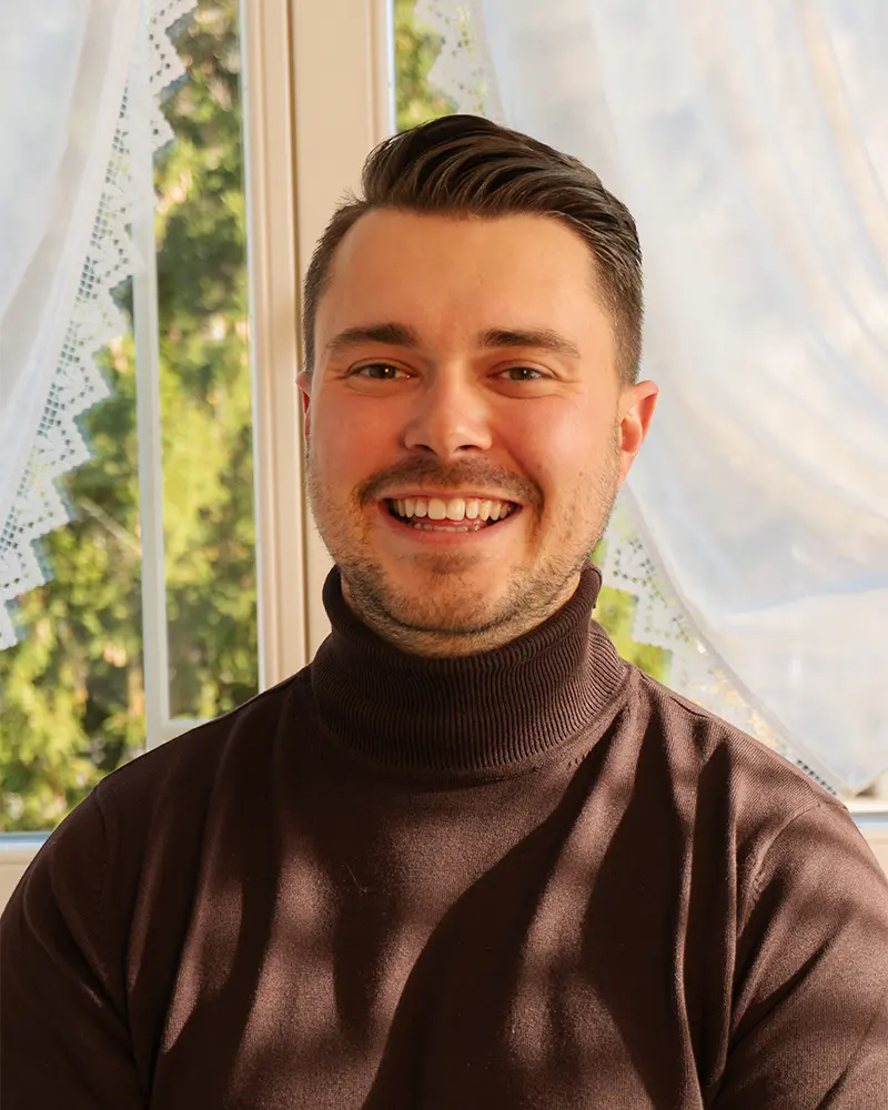 Gastgeber Stefan im Hotel Roduna